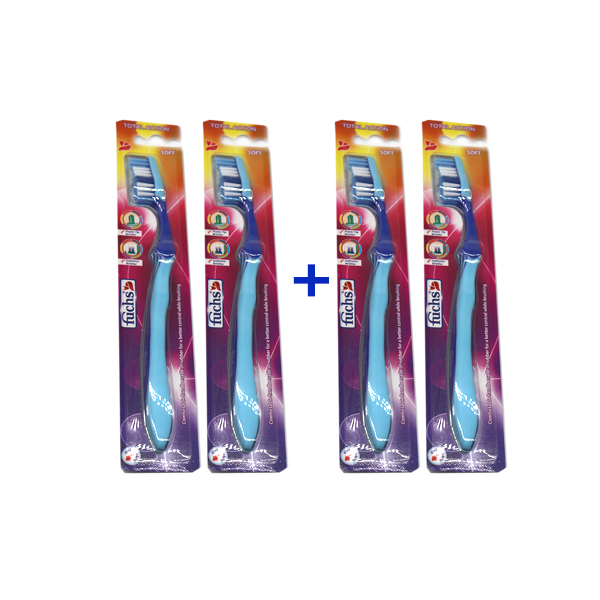 Picture of TOTAL ACTION BRUSH SOFT 2+2PCS FREE